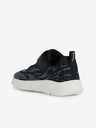 Geox Graue und schwarze Jungen-Sneakers Geox Aril