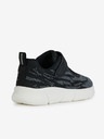 Geox Graue und schwarze Jungen-Sneakers Geox Aril