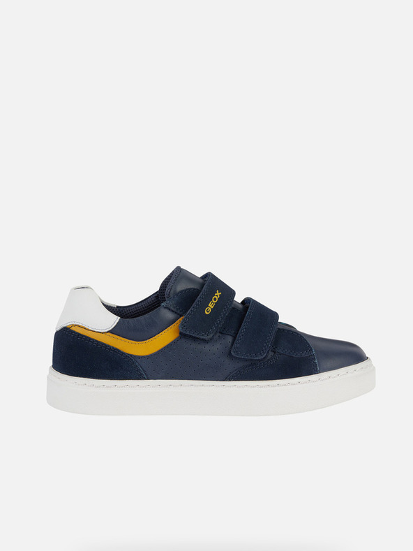 Geox Dunkelblaue Geox Nashik Jungen-Ledersneakers