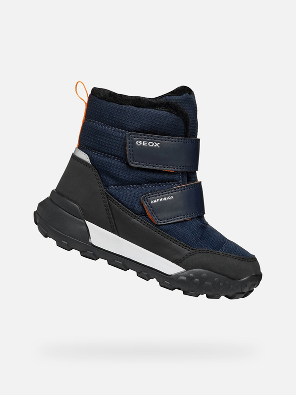 Geox Dunkelblau Jungen-Winterschuhe Geox Trekkyup B Abx