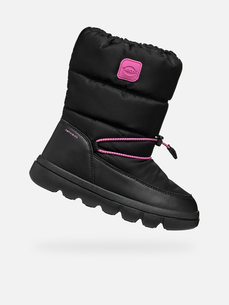 Geox Schwarze Mädchen Winterschuhe Geox Willaboo B A
