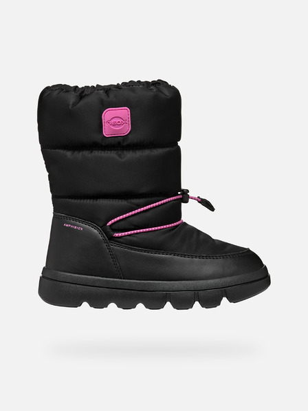 Geox Schwarze Mädchen Winterschuhe Geox Willaboo B A