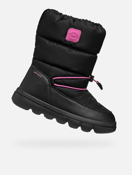 Geox Schwarze Mädchen Winterschuhe Geox Willaboo B A