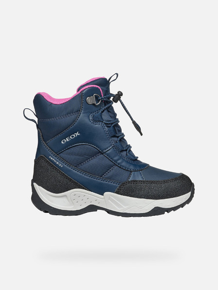 Geox Dunkelblauer Mädchen-Winterschuh Geox Sentiero B AB