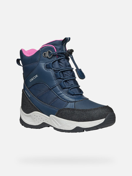 Geox Dunkelblauer Mädchen-Winterschuh Geox Sentiero B AB
