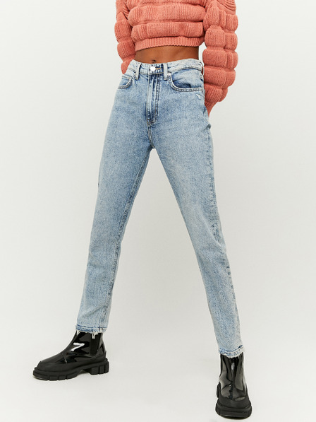 TALLY WEiJL Hellblaue kurze Straight Fit Jeans TALLY WEiJL