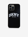 DKNY Liquid Silicone Arch Logo MagSafe Back Cover für iPhone 14 Pro Schwarz DKNY