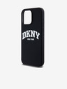 DKNY Liquid Silicone Arch Logo MagSafe Back Cover für iPhone 14 Pro Schwarz DKNY