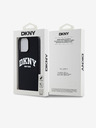 DKNY Liquid Silicone Arch Logo MagSafe Back Cover für iPhone 14 Pro Schwarz DKNY