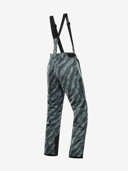 ALPINE PRO Schwarz-graue gemusterte Damen-Skihose Alpine Pro ANIKA 3