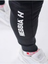 Nebbia Schmale Jogginghose mit Reißverschlusstaschen "Re-gain" 320 Schwarz
