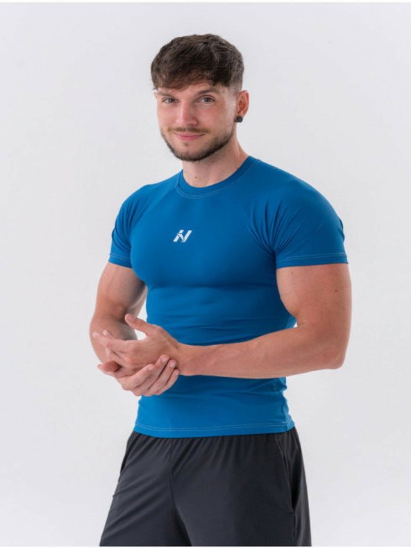 Nebbia Funktionelles Slim-fit-T-Shirt 324 Blau