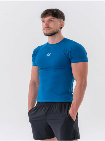 Nebbia Funktionelles Slim-fit-T-Shirt 324 Blau
