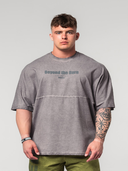 Nebbia Abgewaschenes Oversized-T-Shirt NO SHORTCUTS 369