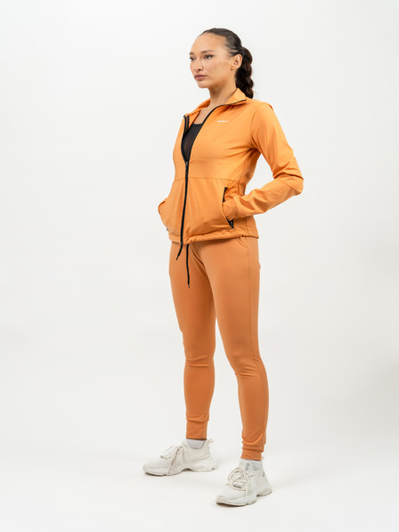 Nebbia SLEEK 481 Orangefarbenes Sweatshirt mit Reißverschluss