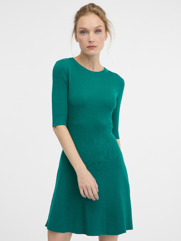 Orsay Grünes kurzes Damenkleid ORSAY