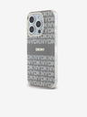 DKNY PC/TPU Streifenmuster Magsafe Schutzhülle für iPhone 15 Pro Beige DKNY