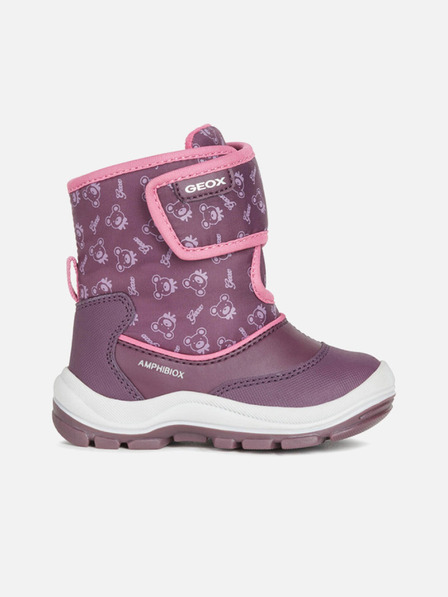 Geox Rosa Mädchen Geox Flanfil Stiefelette ABX