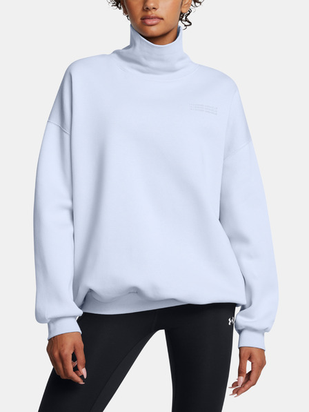 Under Armour UA Icon Fleece OS Mock Crew Sweatshirt