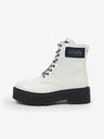 Lee Cooper Lee Cooper Weiße Damen Plateau-Stiefeletten