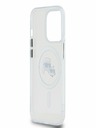 Karl Lagerfeld Karl Lagerfeld IML K&CH Heads Metallrahmen MagSafe Back Cover für iPhone 15 Pro Transparent