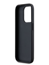 Karl Lagerfeld PU Saffiano Athleisure Stripe and Strap Back Cover für iPhone 15 Pro Rosa Karl Lagerfeld