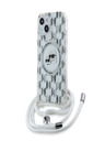 Karl Lagerfeld Karl Lagerfeld IML Monogram Crossbody K&CH Heads MagSafe Back Cover für iPhone 15 Transparent