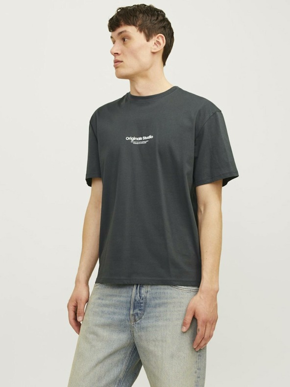Jack & Jones Dunkelgrau Herren Jack & Jones Vesterbro T-Shirt