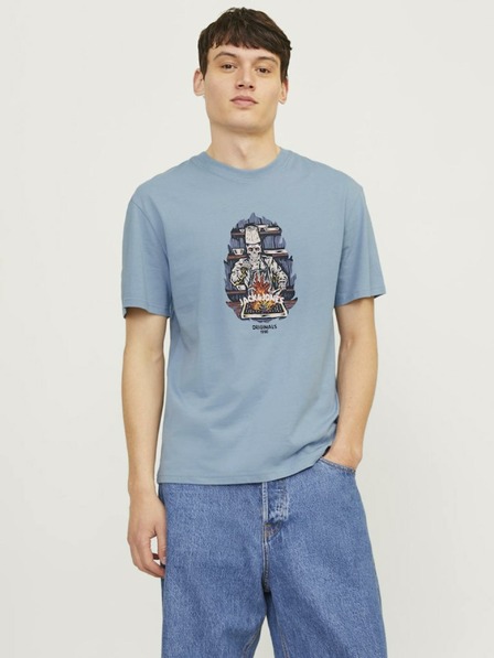 Jack & Jones Blaues Jack & Jones Seven Herren-T-Shirt