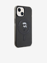 Karl Lagerfeld IML Ikonik MagSafe Back Cover für iPhone 15 Schwarz Karl Lagerfeld