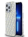 Karl Lagerfeld Karl Lagerfeld IML Electroplated Repeated Logo Back Cover für iPhone 15 Pro Gold