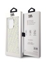 Karl Lagerfeld Karl Lagerfeld IML Electroplated Repeated Logo Back Cover für iPhone 15 Pro Gold