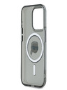 Karl Lagerfeld Karl Lagerfeld IML Karl Head Metallrahmen MagSafe Back Cover für iPhone 15 Pro Schwarz