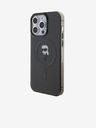 Karl Lagerfeld IML Ikonik MagSafe Back Cover für iPhone 15 Pro Max Schwarz Karl Lagerfeld