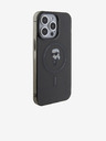 Karl Lagerfeld IML Ikonik MagSafe Back Cover für iPhone 15 Pro Max Schwarz Karl Lagerfeld