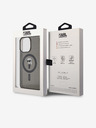 Karl Lagerfeld IML Ikonik MagSafe Back Cover für iPhone 15 Pro Max Schwarz Karl Lagerfeld