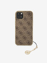 Guess 4G Charm Zadní Kryt pro iPhone 13 Brown Handyhülle