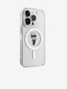 Karl Lagerfeld Karl Lagerfeld IML Ikonik MagSafe Back Cover für iPhone 15 Pro Transparent