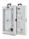 Karl Lagerfeld IML Crossbody Choupette Head MagSafe Back Cover für iPhone 15 Pro Max Transparent Karl Lagerfeld