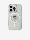 Karl Lagerfeld Karl Lagerfeld IML Choupette MagSafe Back Cover für iPhone 15 Pro Transparent