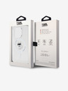 Karl Lagerfeld Karl Lagerfeld IML Choupette MagSafe Back Cover für iPhone 15 Pro Transparent