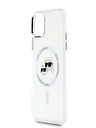 Karl Lagerfeld Karl Lagerfeld IML K&CH Heads Metallrahmen MagSafe Back Cover für iPhone 11 Transparent
