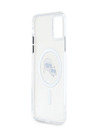 Karl Lagerfeld Karl Lagerfeld IML K&CH Heads Metallrahmen MagSafe Back Cover für iPhone 11 Transparent