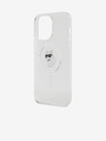 Karl Lagerfeld Karl Lagerfeld IML Choupette MagSafe Back Cover für iPhone 15 Pro Max Transparent