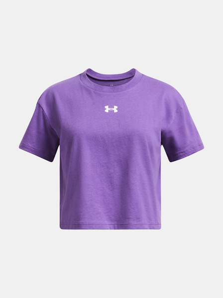 Under Armour UA Crop Sportstyle Logo SS Kinder  T‑Shirt