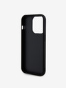 Guess Guess Pailletten-Skript-Logo-Rückseite für iPhone 14 Pro Max Schwarz