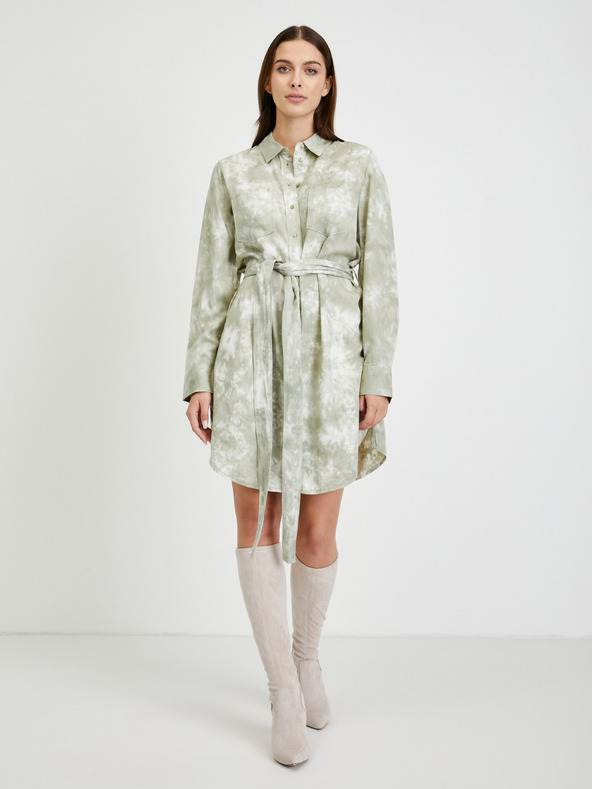 Guess Grünes Batik-Shirt-Kleid Guess Shonda