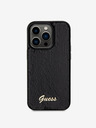 Guess Sequin Script Logo Zadní Kryt pro iPhone 14 Pro Black Handyhülle