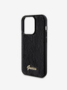 Guess Sequin Script Logo Zadní Kryt pro iPhone 14 Pro Black Handyhülle