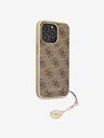 Guess Guess 4G Charm Rückseitenschutz für iPhone 13 Pro Braun